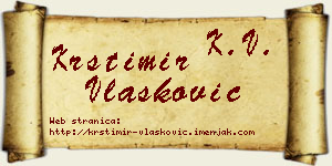 Krstimir Vlašković vizit kartica
